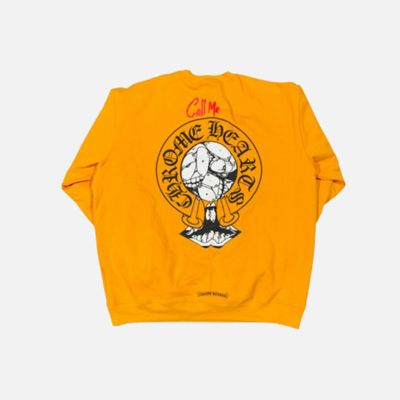 Chrome Hearts Matty Boy Call Me Crewneck Sweatshirt